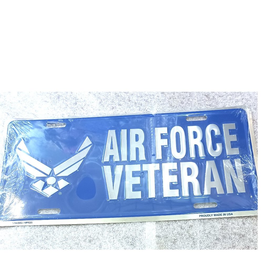 Air Force Veteran License Plate